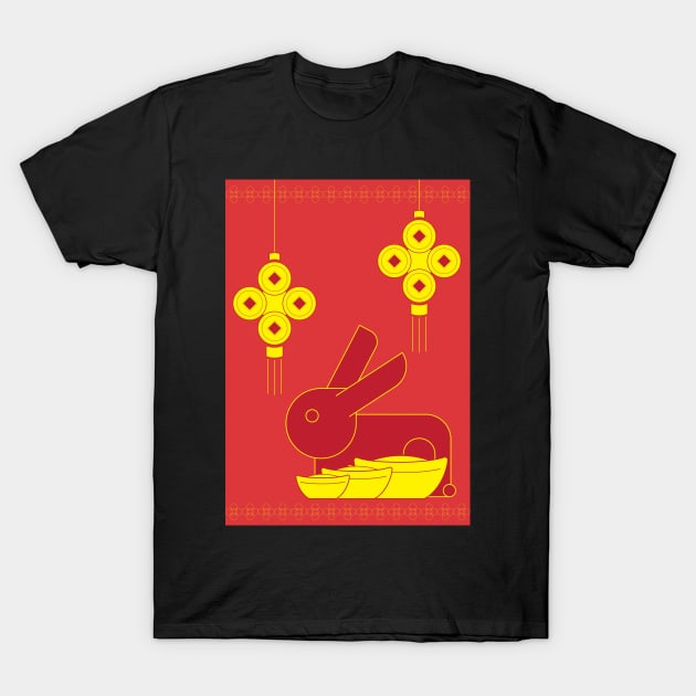 Year of the Rabbit T-Shirt by TheRatbagCo